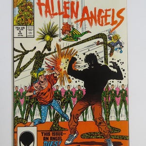 Fallen Angels #5 Comic Book: Devil Dinosaur, Moonboy, Limited Series, New Mutants, Marvel (1987) F