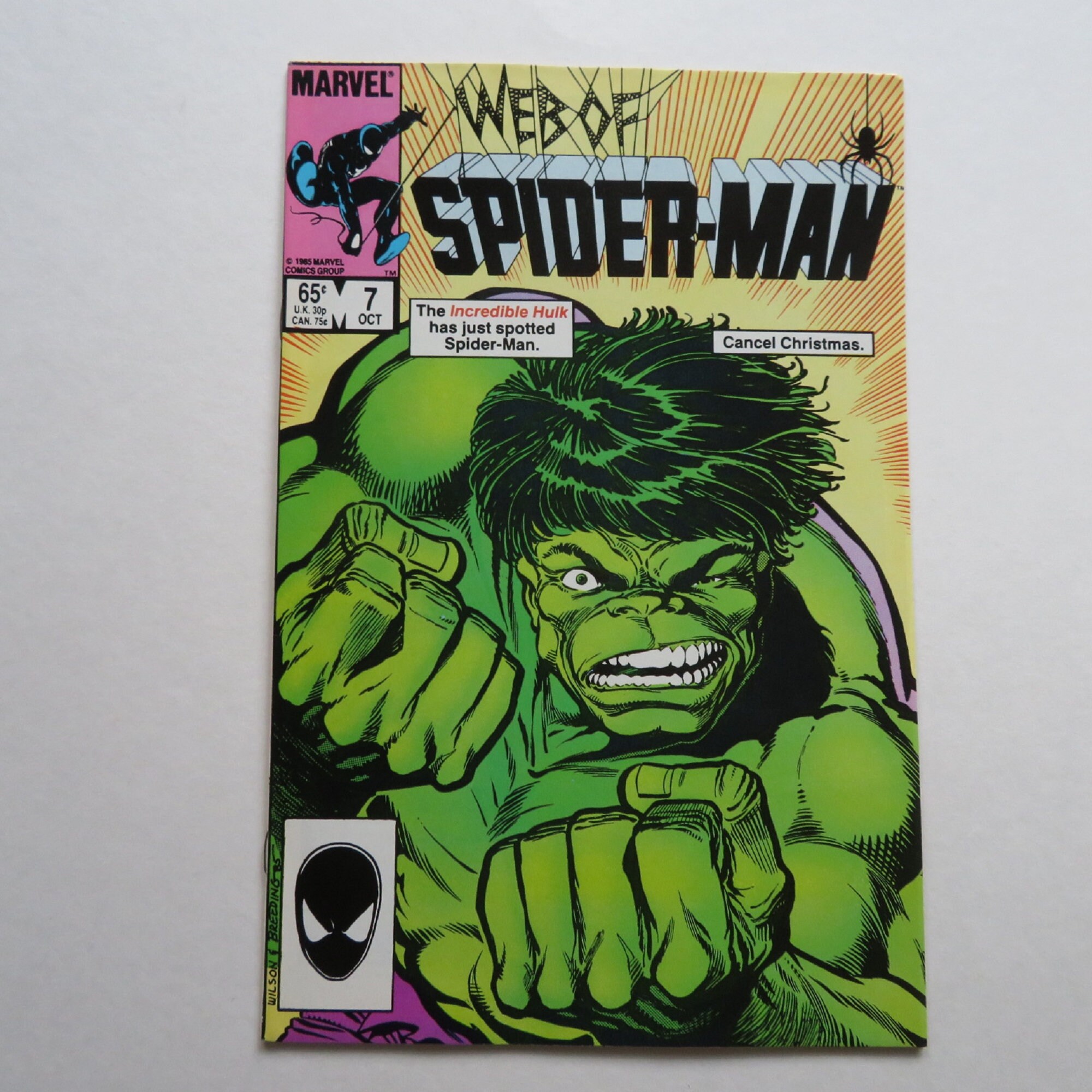 Web of Spider-man 2-7 20 31 39-40 1985 U PICK A Comic 1st 