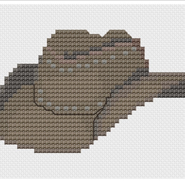 Cowboy Hat Cross Stitch Design