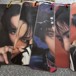 Ateez Seonghwa 2 seitiges Lesezeichen