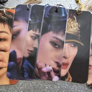Ateez Mingi 2 sided bookmarks