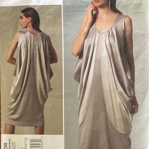 Vogue Designer Original V1238 2010s Issey Miyake Pullover Loose-fitting Dress UNCUT FF sewing pattern bust 29 1/2 in - 40 in