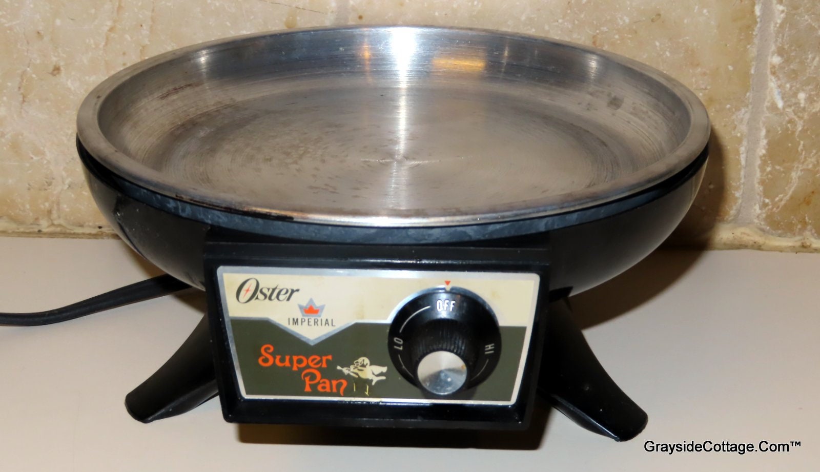 Oster Imperial Super Pan • Harvest Gold • Electric Skillet • Slow