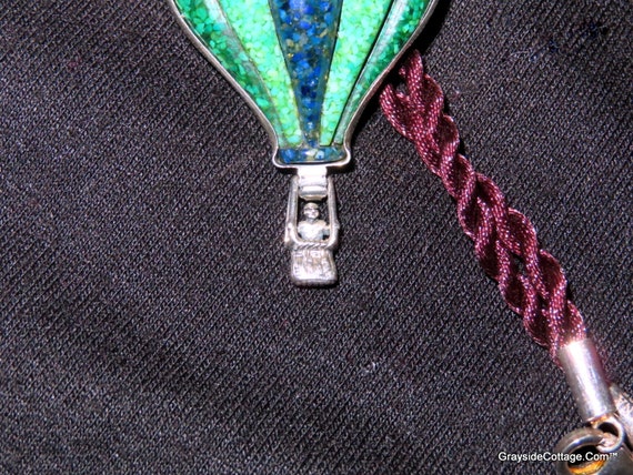 Hot Air Balloon Pendant/Pin • Carolyn Pollack Rel… - image 2