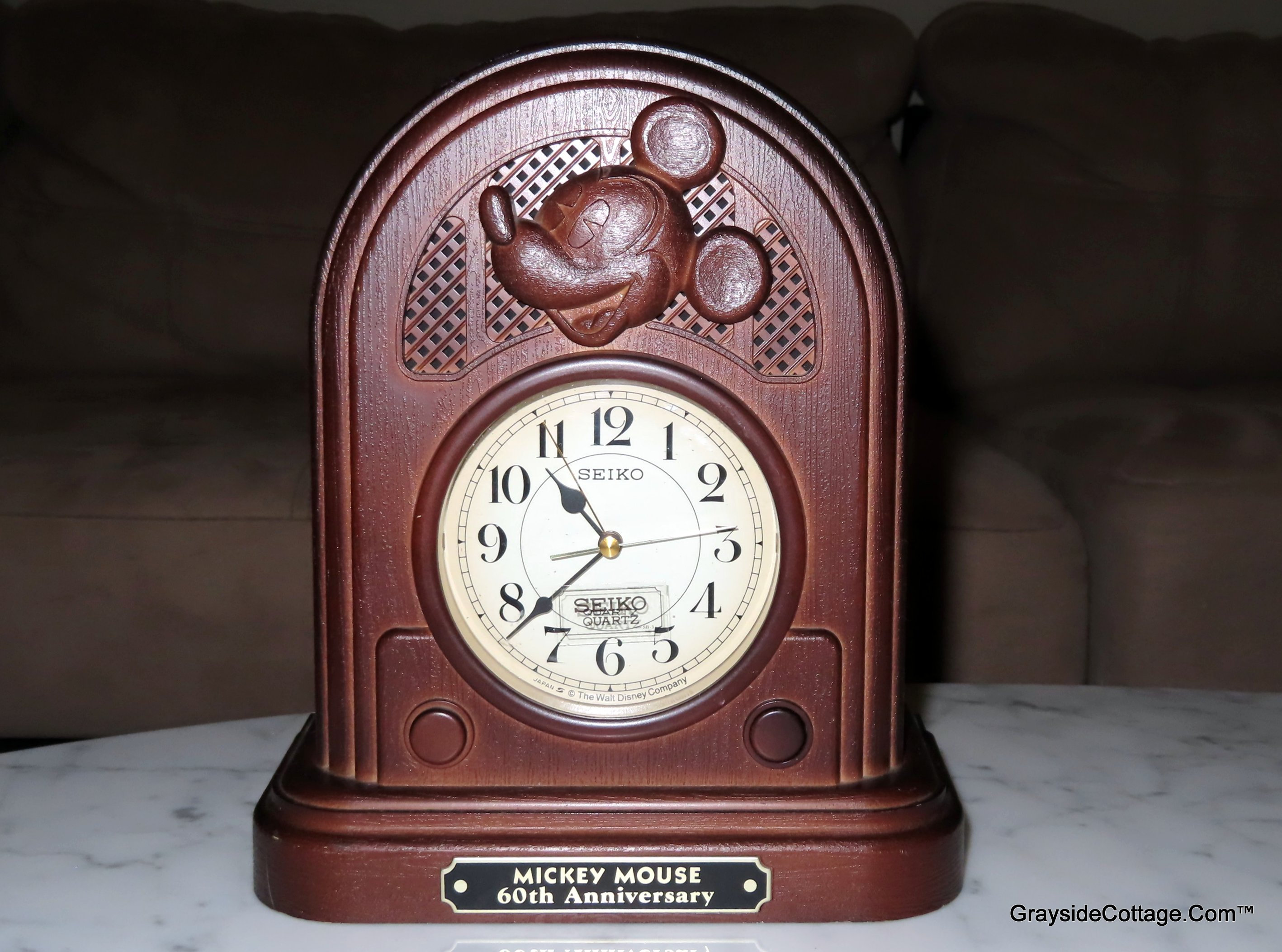 Seiko 1987 Mickey Mouse 60th Anniversary Musical Alarm Clock - Etsy UK