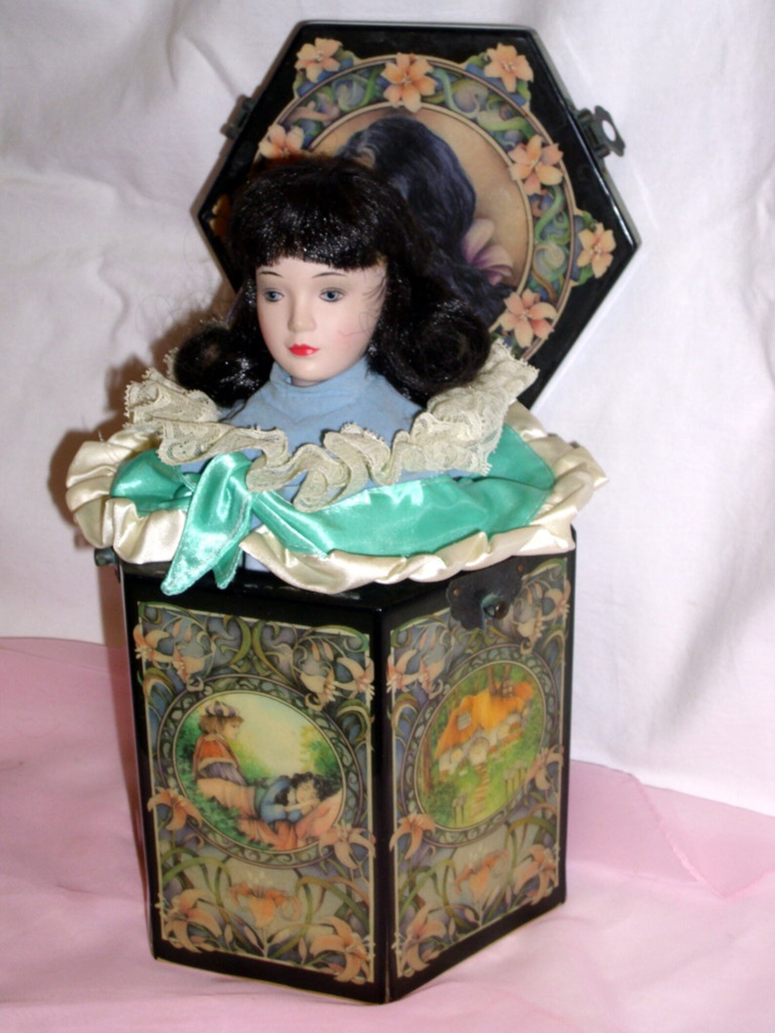 Music Box Dolls by Enesco. The Long Ago and Far Away Series Etsy