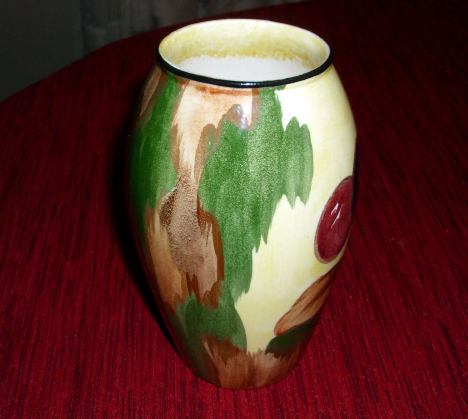 Vintage English Pottery Tunstall Vase H&K Pottery Made in England 6 1/4