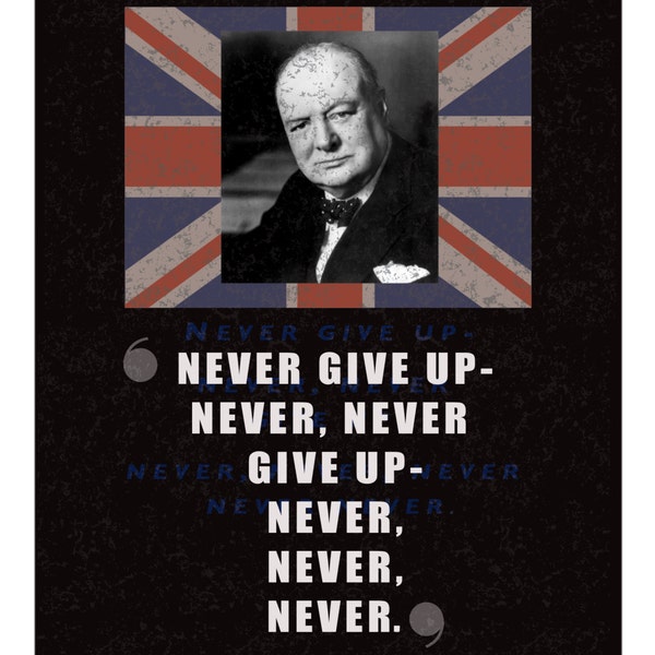 Printable Quotes, Winston Churchill Quote, Printable Poster, Printable Quote, Downloadable Poster, Downloadable Print, DIY Print, DIY Poster