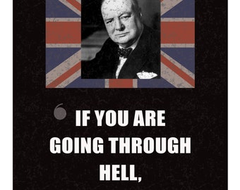 Cita imprimible de Winston Churchill, citas famosas descargables, cita descargable, cartel descargable, cita de Churchill, impresión descargable,