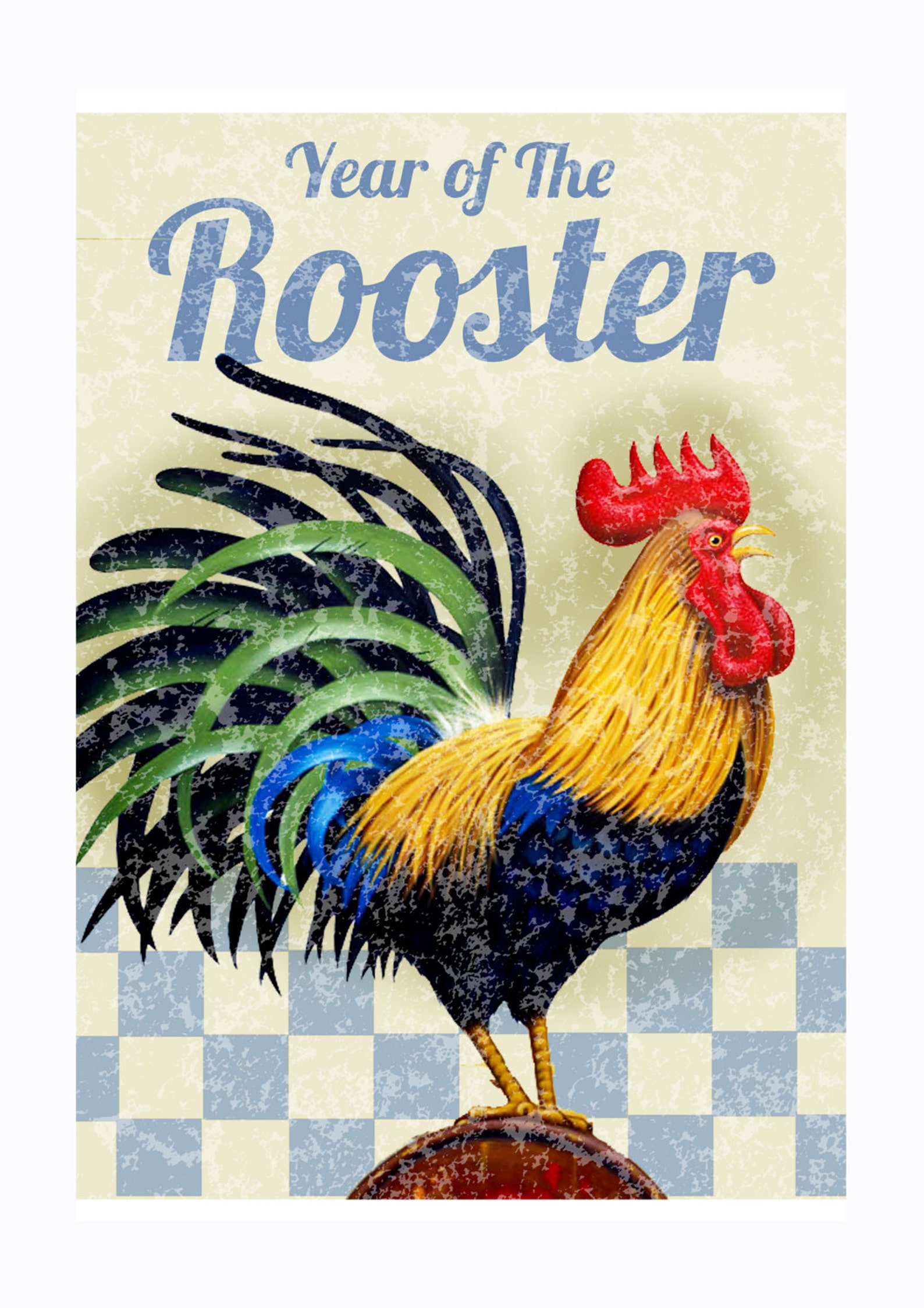 Year of the Rooster, Downloadable Rooster, Rooster Art, Chinese Zodiac Year of the Rooster, Downloadable Rooster, Rooster Art, Chinese Zodiac