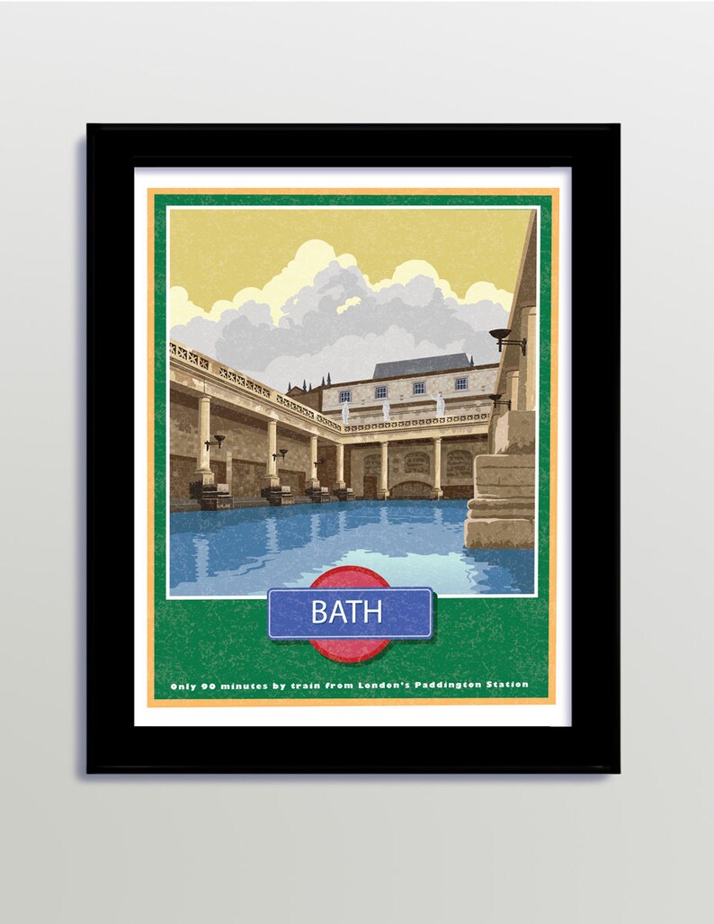 Vintage Travel Poster Art Deco Poster Travel Posterengland Etsy Australia