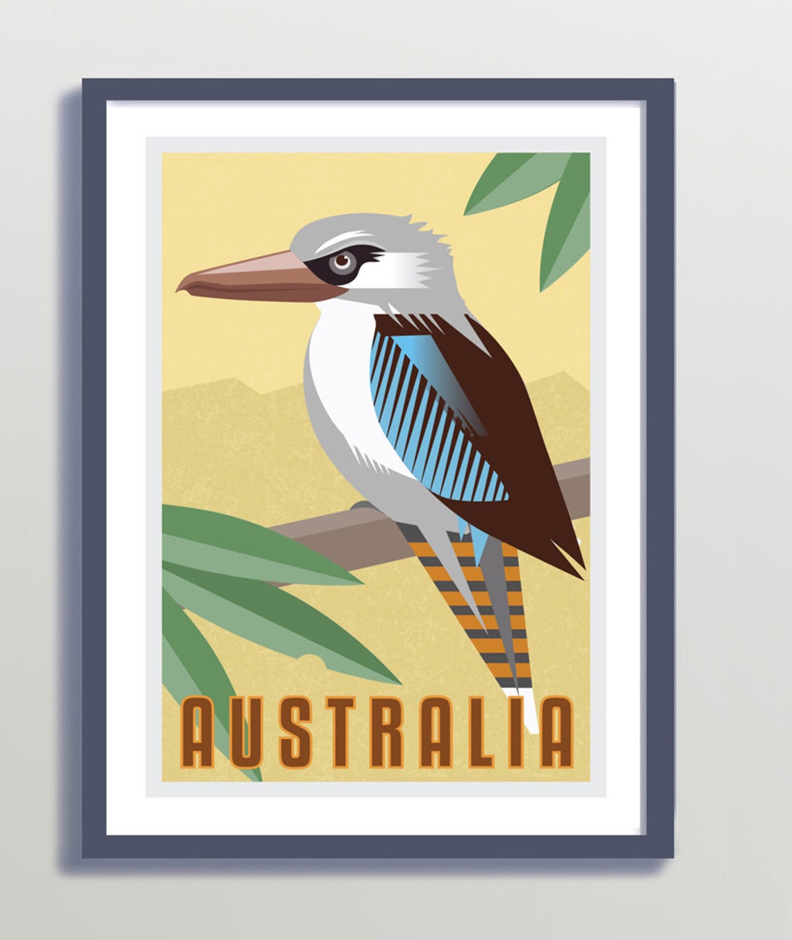 Australia Vintage Poster Vintage Travel Poster Art Deco Etsy Australia