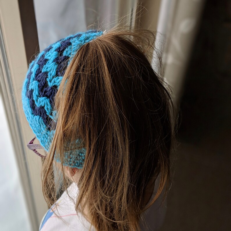 Messy Bun Hat Ponytail Hat for Toddler Messy Bun Hat for Child Ponytail Hat