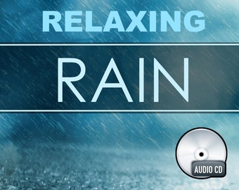 Relaxing Rain Audio CD - Sounds of Nature for Sleep, Background Noise, Stress and Anxiety