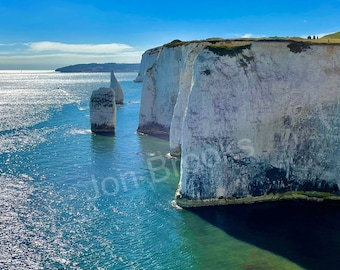 Old Harry Rocks | Dorset, UK (Printable Digital Download)