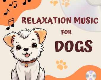 Relaxation Music CD for Dogs: Calming Instrumentals for Anxiety & Sleep
