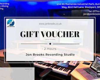 Recording Studio | Gift Voucher (Stockport, UK) Singing Experience