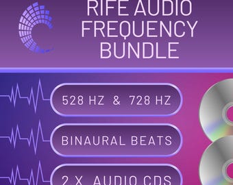 RIFE Frequency Audio CDs Bundle: 528Hz & 728Hz Soundscapes
