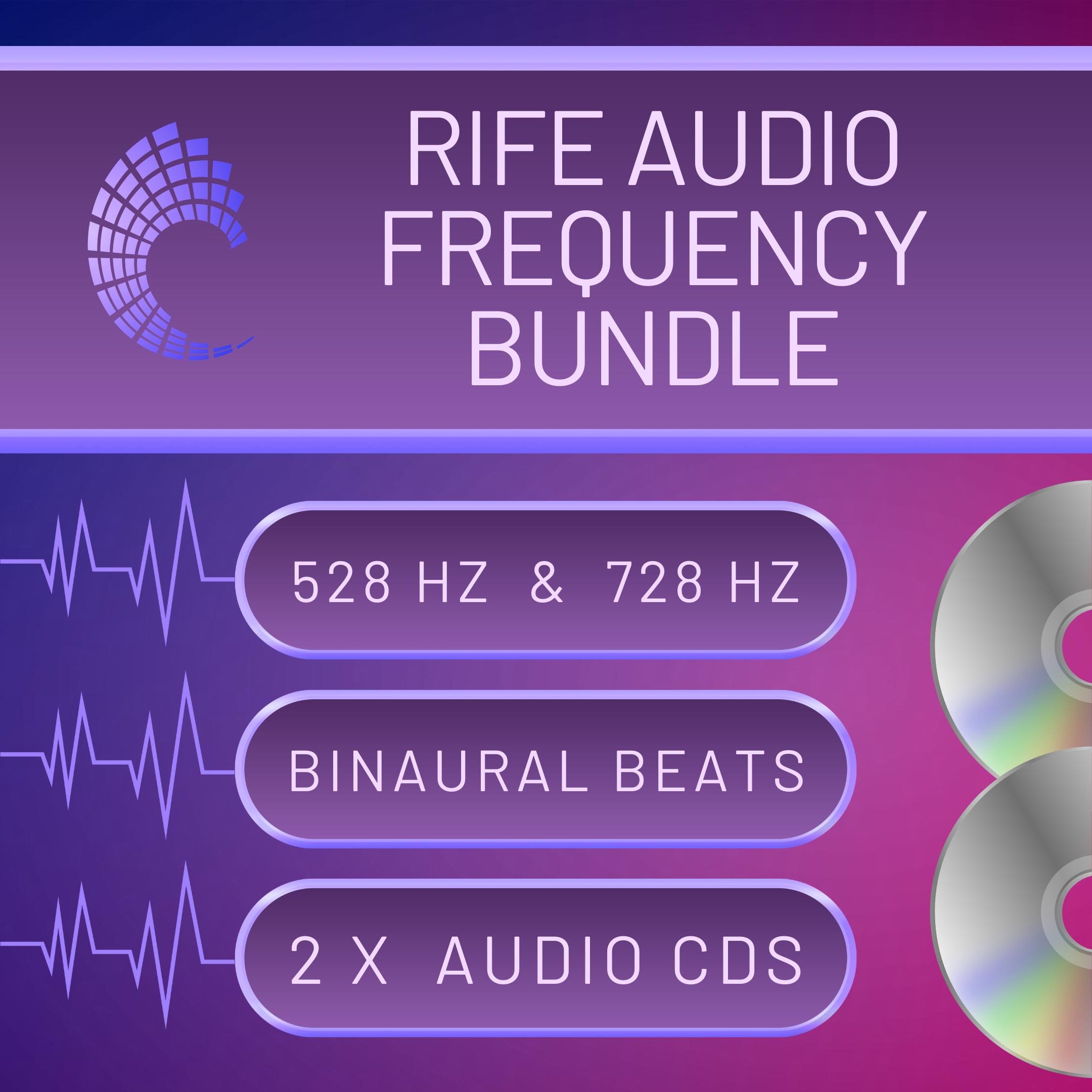 RIFE Frequency Audio CDs Bundle: 528Hz & 728Hz Soundscapes