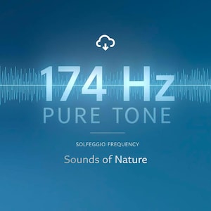 174 Hz pure toon solfègefrequentie - natuurgeluiden (digitale download) MP3