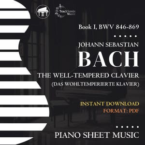 Bach: The Well-Tempered Clavier Piano Sheet Music (Digital Download)