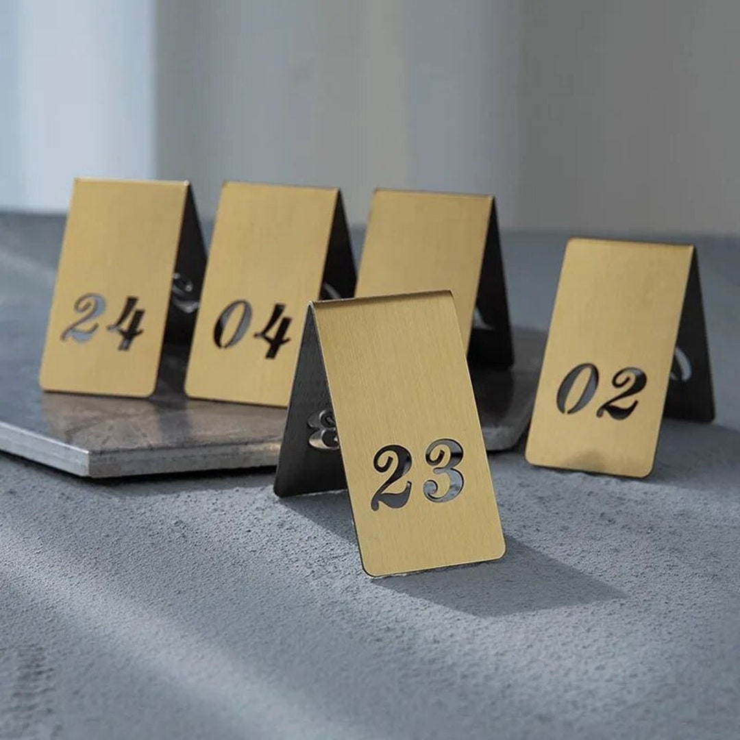 Cafe Table Numbers at Diane Bellinger blog