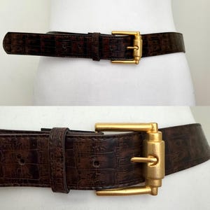 Vintage Alligator Belt - Etsy display picture 1