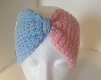 Diadema de algodón de azúcar de dos mitades