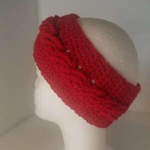 Rose cable headband