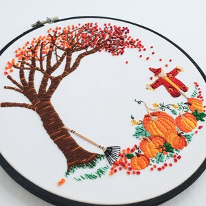 Fall Pumpkin Patch - PDF Digital Download Embroidery Pattern & Guide - Etsy
