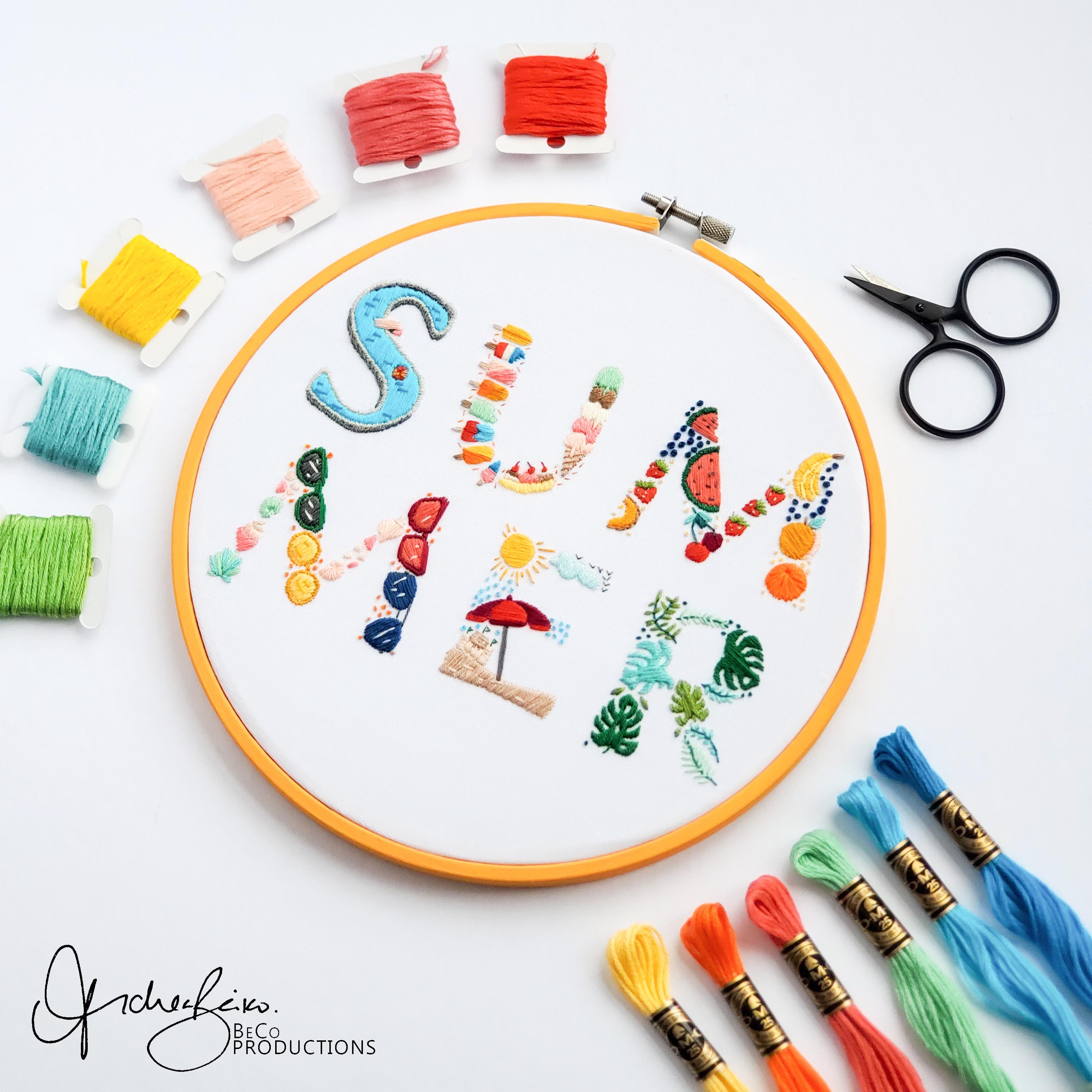 Four Seasons Text BUNDLE - PDF Digital Download Embroidery Pattern ...