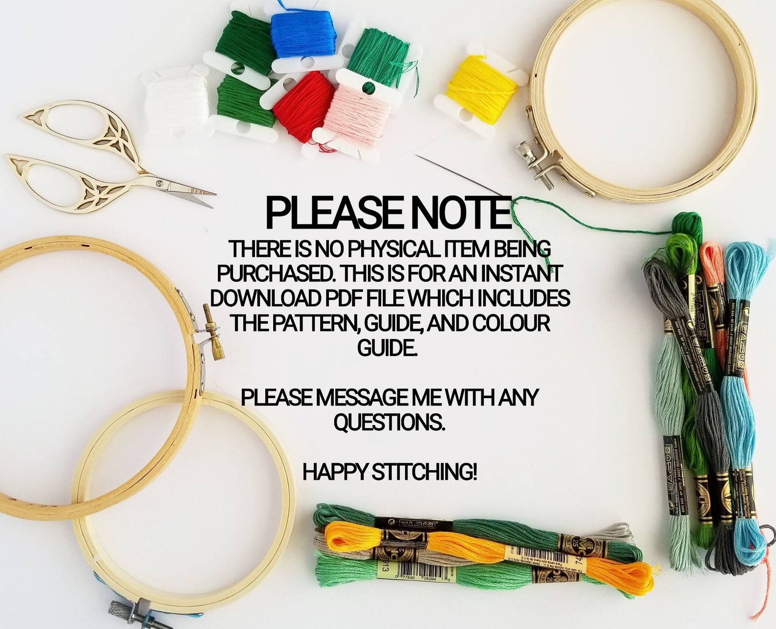 Baby'sbreath Floral Embroidery Pattern and Guide DIY Etsy