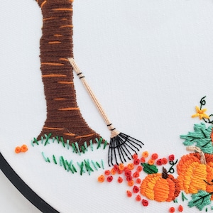 Fall Pumpkin Patch - PDF Digital Download Embroidery Pattern & Guide - Etsy
