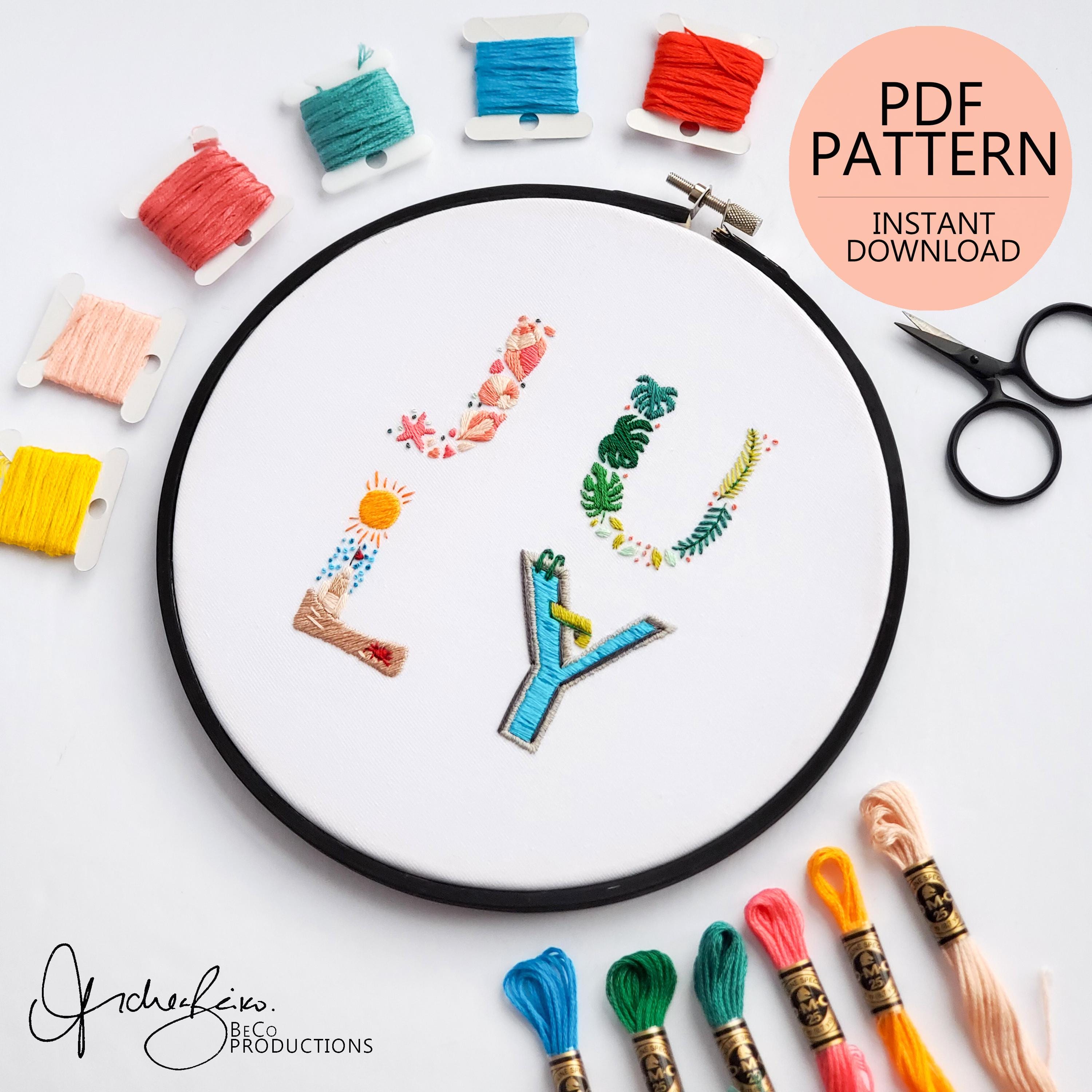 7月月刊テキストシリーズ - PDFデジタルダウンロード刺繍シリーズ