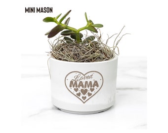 Loved Mama Cactus Succulent Pot