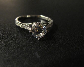 Classic Designer Inspired Engagement Ring, Made to Order, MR072