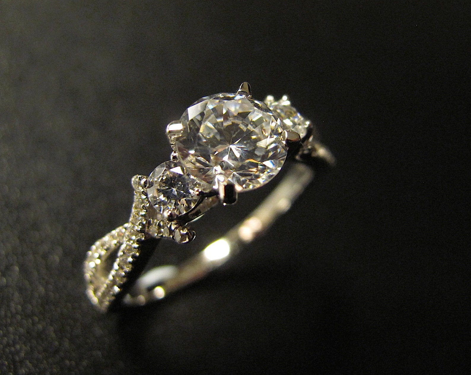 Classic Designer Inspired Engagement Ring Made to Order Etsy