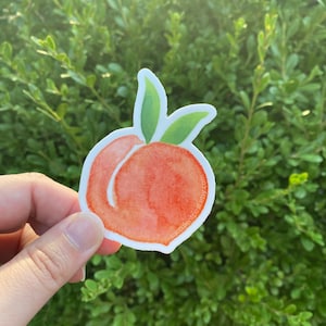 Peach Sticker - Vinyl