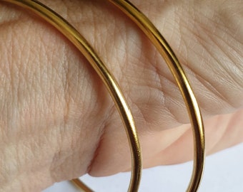 Bangle bracelet, gold bangle bracelet for women, gold bracelet, minimalist bracelet, basic bangle, stacking bracelets, simple gold bracelets