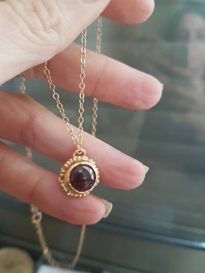 Antique gold necklace pendant necklace Etsy