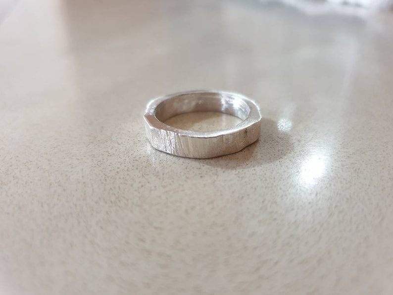 Silver Wedding Ring Men Mens Ring Simple Ring Band Unisex - Etsy