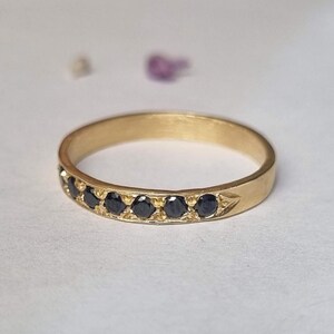 Onyx Single Cable Thick Stacker Ring main image 1