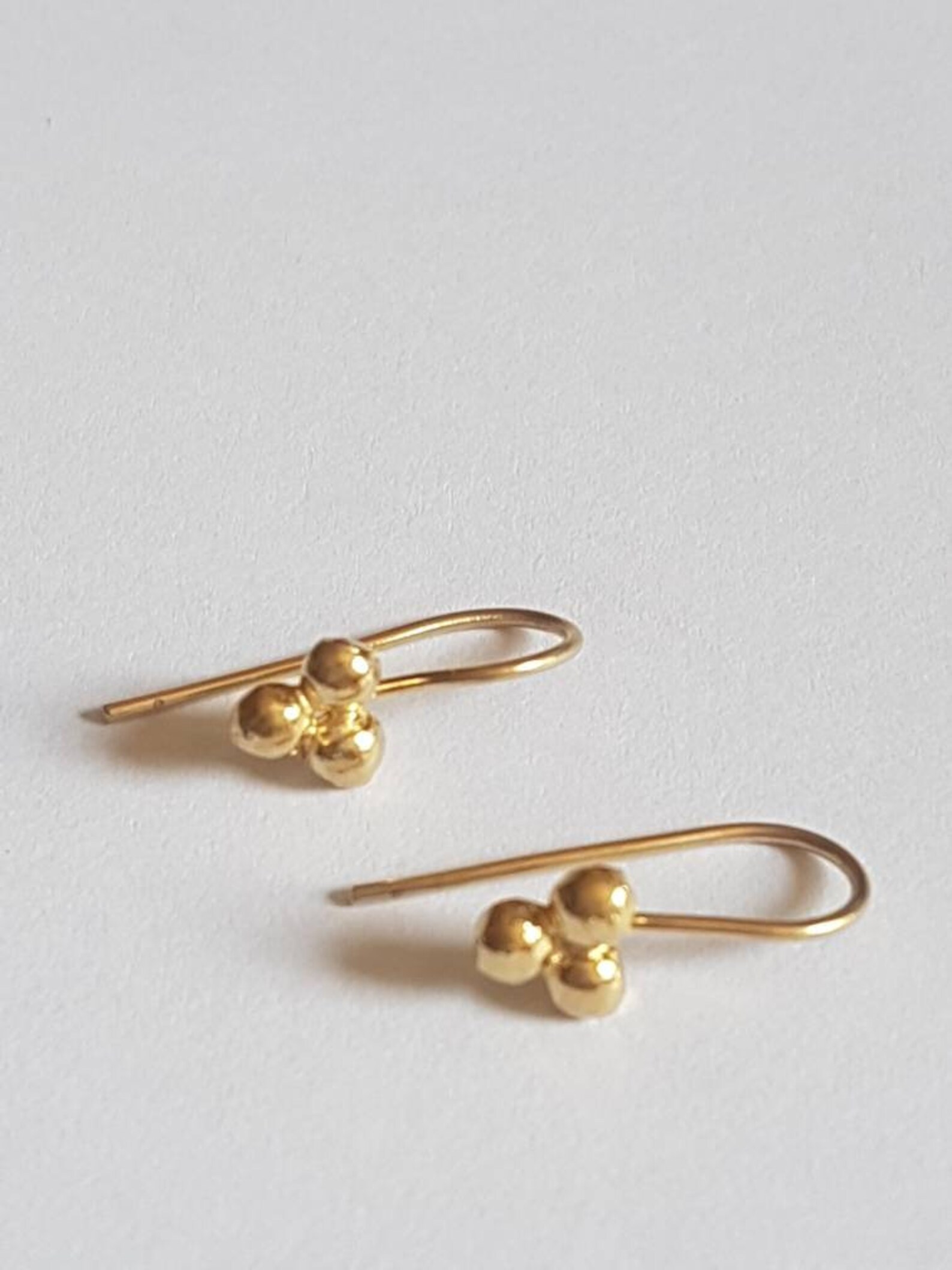 Solid Gold Earrings 14k Gold Earrings Bat Mitzvah Gift Gold Etsy