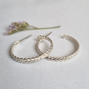 Hoop Earrings, Unique Hoop Earrings, Hoop stud earrings, Twisted Hoops, Half Hoop earrings, Open Hoop Earrings, braided hoop earrings