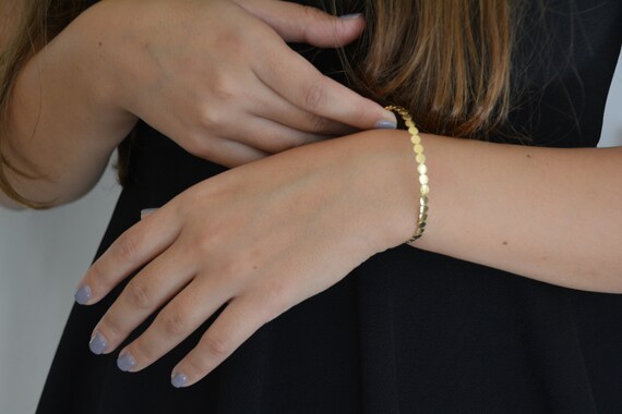 Gold Bangles 14k Stacking Bracelets Gold 14k Gold Bangle