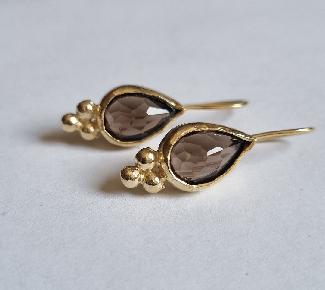 Smokey Quartz Earrings main image 0