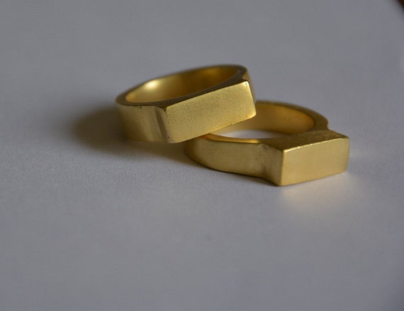 etsy gold signet ring