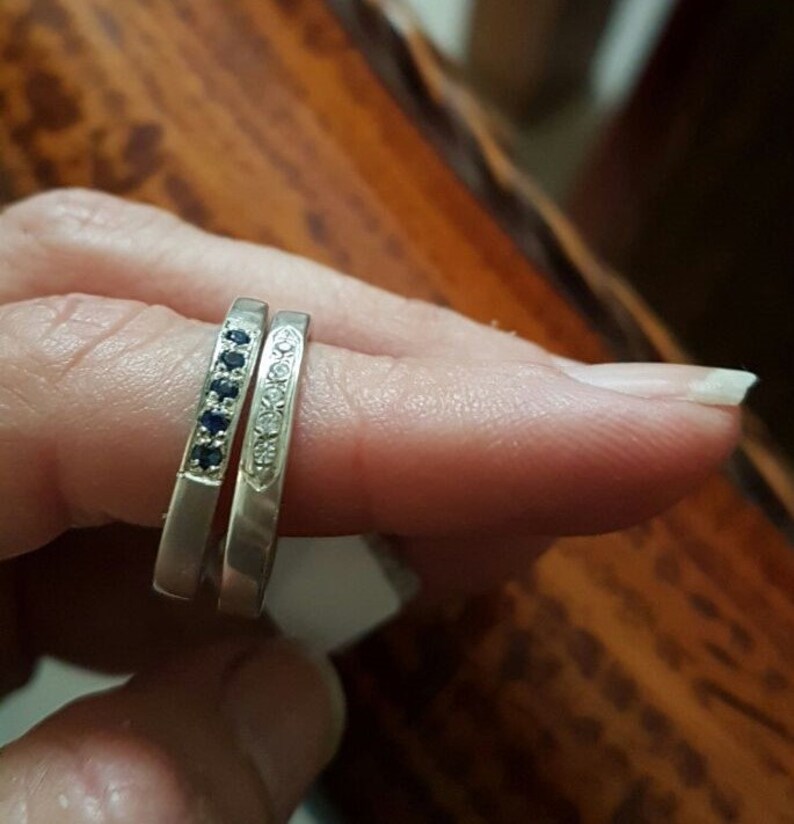 Birthstone Ring Mom Stackable Rings for Women Stackable Etsy