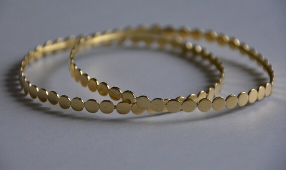 gold hoop bracelet
