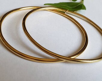Gold bangle bracelet for women, gold bracelet, minimalist bracelet, basic bangle, stacking bracelets, simple gold bracelets, simple bangle